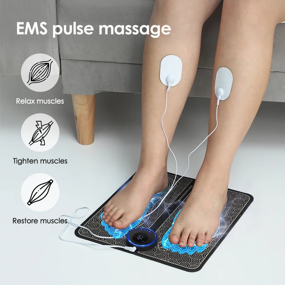 NerveTherapy Electric Foot Massager – Deep Stimulation & EMS for Stress Relief